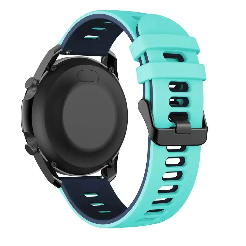 20mm 22mm Strap For Samsung galaxy watch 7 6 5 4 5 pro 44mm/40mm Silicone bracelet Huawei Watch gt 2/3/4/2e Amazfit bip strap