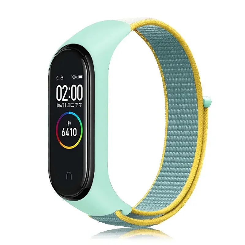 Nylon loop Mi band 4 5 6 Strap Replacement Soft Adjustable Wrist Watchband Pulsera correa For Xiaomi Mi band 3 4 5 6 7 Bracelet