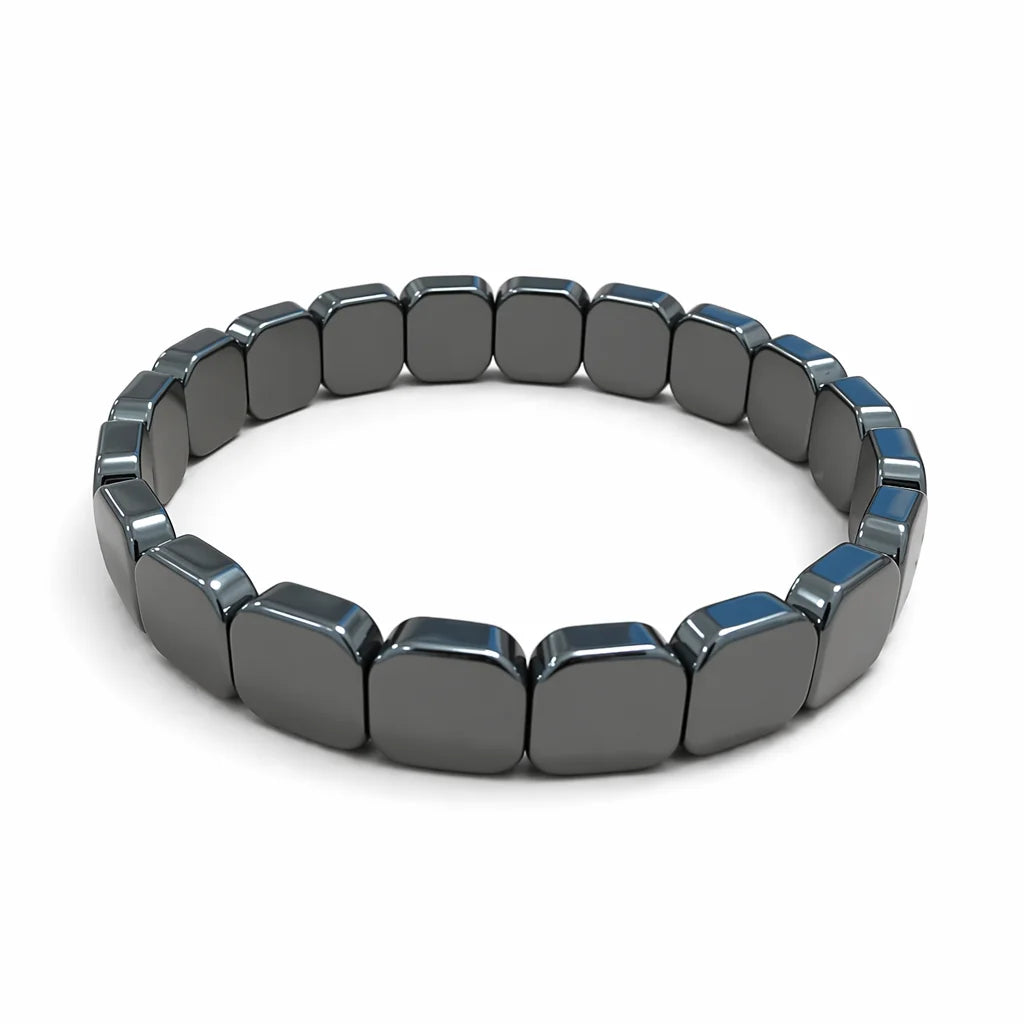 Hematite Bracelet For Men Reclaim Your Edge Confidence Natural Hematite Stone Beaded Stretch Healing Bracelets Gift Jewelry