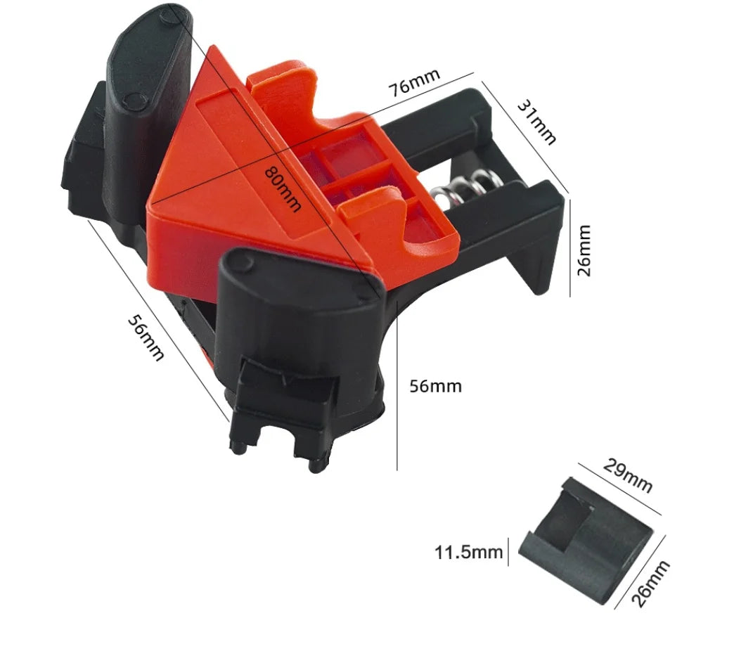Right Angle Clamp, 90 Degrees Corner Clamp, Picture Frame Holder, Glass Holder, DIY Woodworking Hand Tools