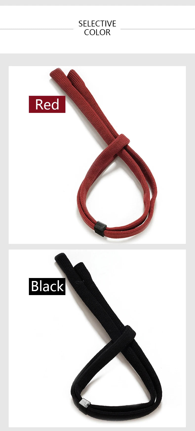 Soft Knit Adjustable Eyeglass Strap Anti Slip Sunglasses Neck Lanyard Retainer Cord For Sports Outdoor Reading Glasses Men Women