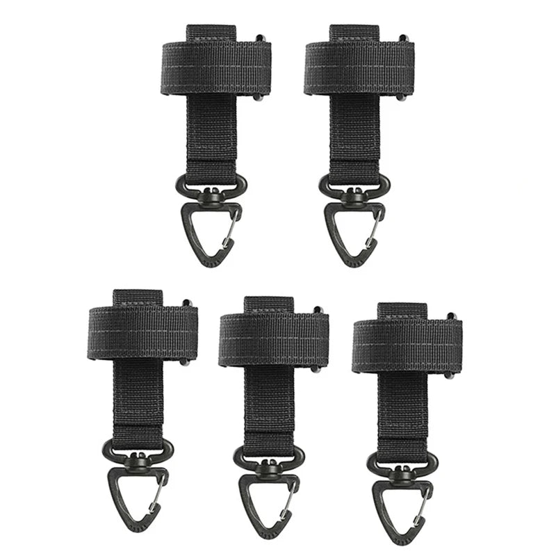 Multi-purpose Nylon Gloves Hook Work Gloves Safety Clip Outdoor Tactical Climbing Rope Camping Hanging Buck Outdoor Camping