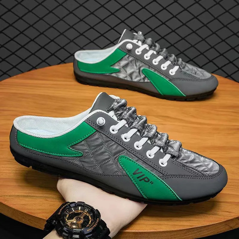 2025 Summer Slippers for Men Trendy Men's Flat Bottom Casual Shoes Soft Sole Support Shoes Men's Sneakers Zapatos De Hombre - Shoppiline