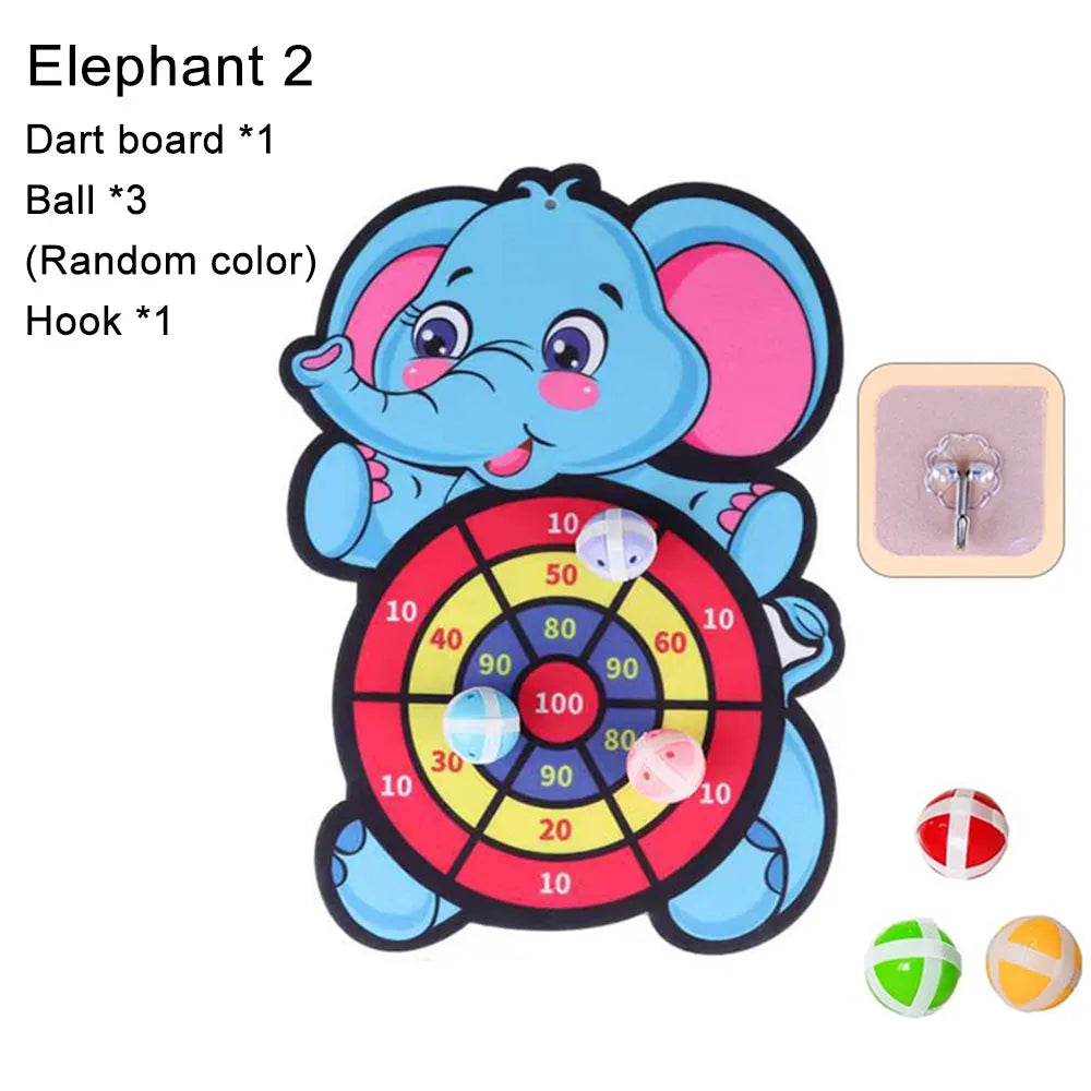 Sticky Ball Dart Board Target Sports Game Toys for Children 3 to 8 Years Old Outdoor Toy Kids Educational Board Games