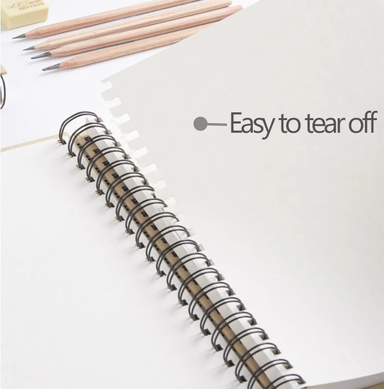 A3/A4/A5/8k/16k Sketchbook Thick Paper 160 GSM Notebook for painting DIY Creative Practice Drawing Art School Supplies - Shoppiline