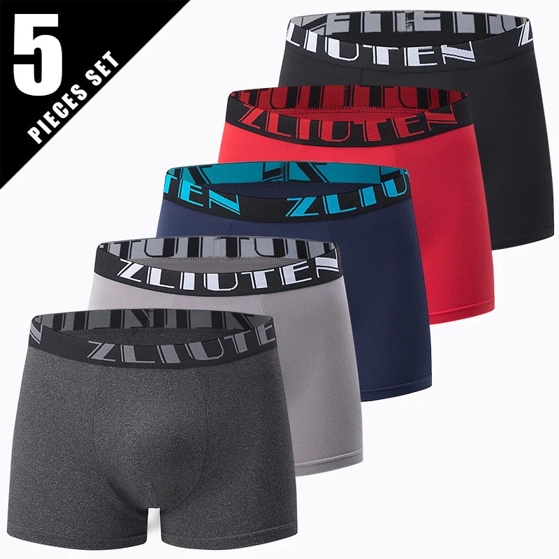 Lot de 5/10 boxers pour hommes, imprimé or noir, confortables et polyvalents, grande taille, sexy, pour jeunes hommes, loisirs sportifs, plage
