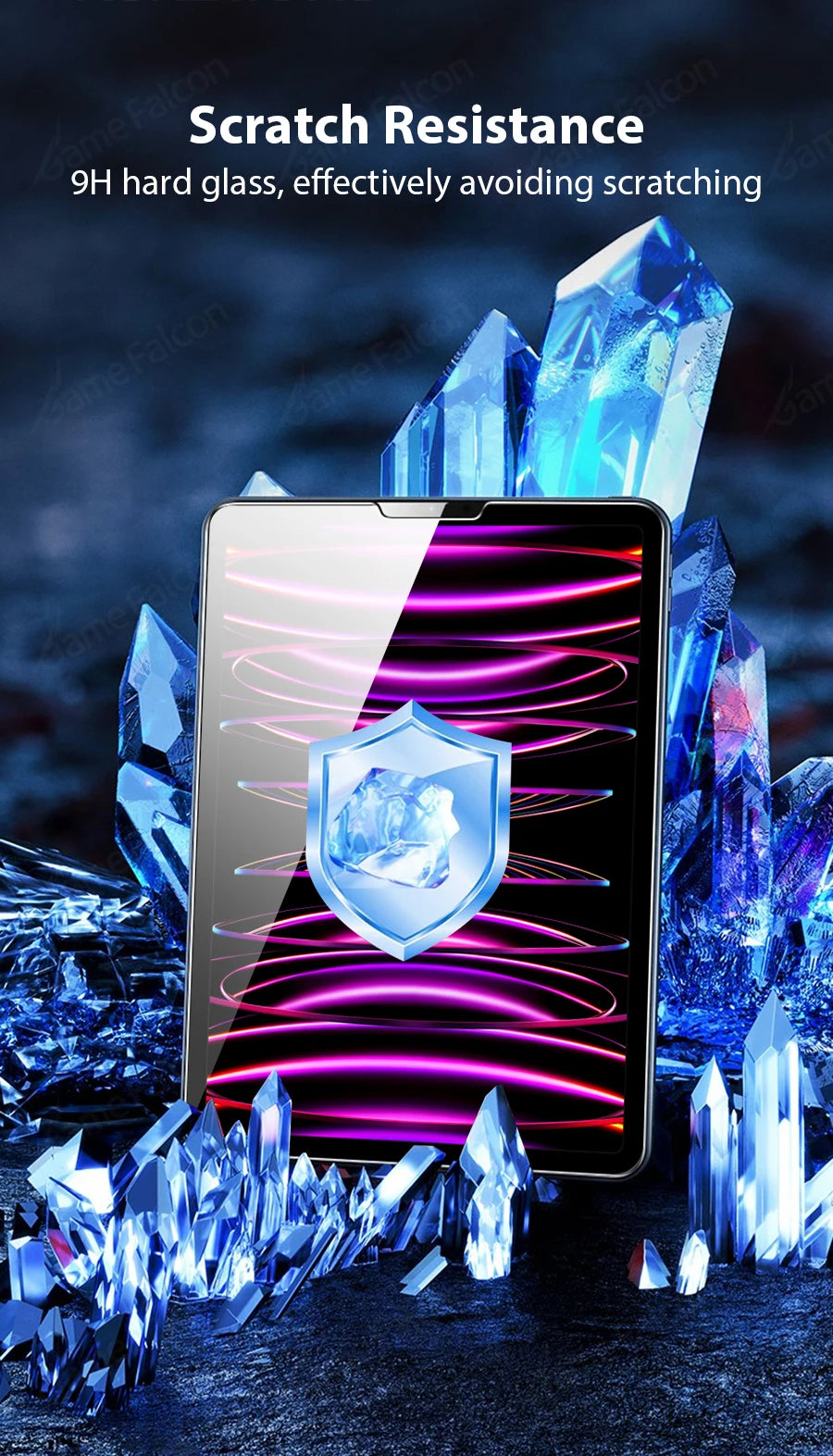 Tempered Glass Screen Protector For Ipad Pro 13 11th M5 M4 2025 12.9 A16 Air 11 5 4 M3 M2 10 9 9th 10th Generation Mini 7 6 Film