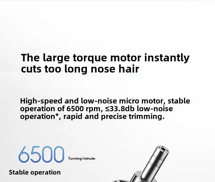 Mijia USB Rechargeable Nose Trimmer for Men Women Painless Compact Ear Nose Hair Eyebrow Trimmer Clipper for Pocket