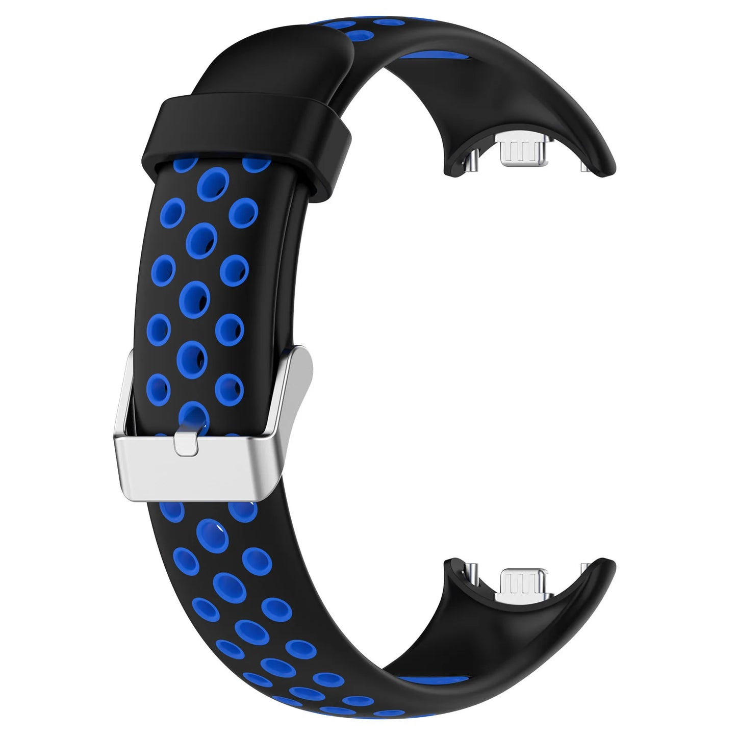 Für Xiaomi Band 8 9 Silikonarmband, zweifarbiges, atmungsaktives Smartwatch-Armband, Ersatzarmband für Xiaomi MiBand 8 9