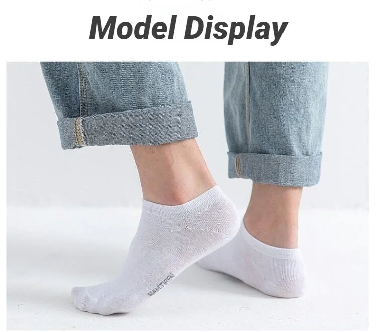 Solid Color Ankle Boat Socks Low Cut Short Style Comfortable Fashionable For Men Women Spring Summer Round Neck Casual