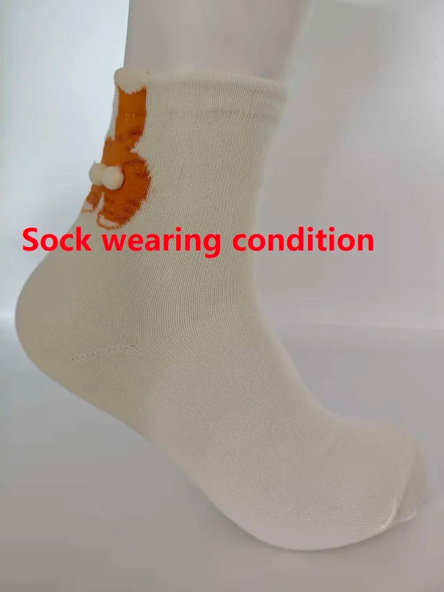 1/3 Pair Three-Dimensional Cat Printed Men female Mid Tube Socks Soft Comfortable Sweat Absorbing Breathable Casual Couples Sock