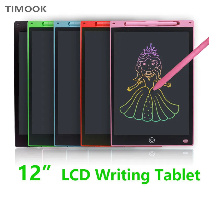 Digital LCD Writing Tablet Board 8/12 Inch Drawing Tablet Screen Kids Graphic Tablet Toys for Children