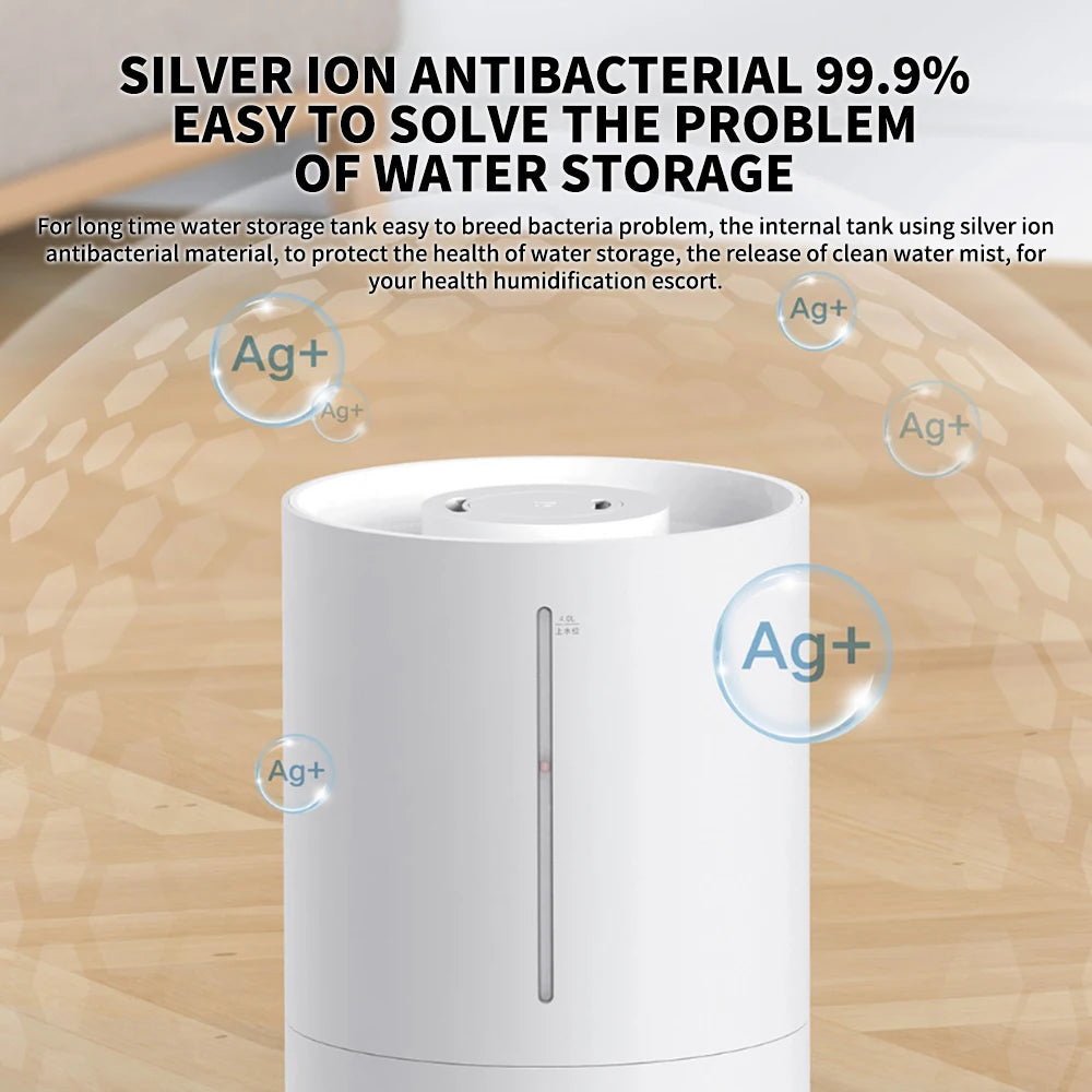 Original MIJIA Humidifier 2 300mL/h Humidification 4L Large Capacity Mist Maker Add Water Home Humidity Control Low Sound CN