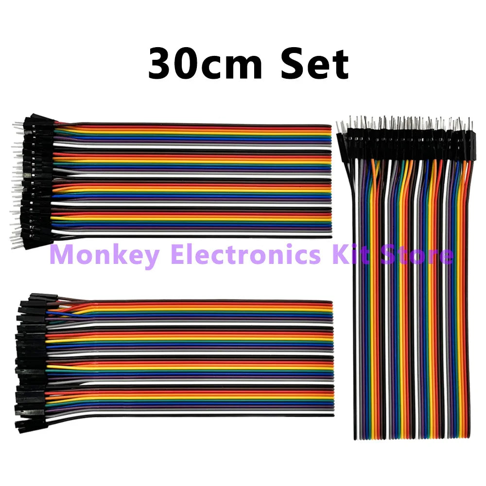 40Pin Dupont Line 10/20/30 cm  Male-Male  , Male-Female , Female-Female with 1 Set have 120 Pin Dupont Line Kit