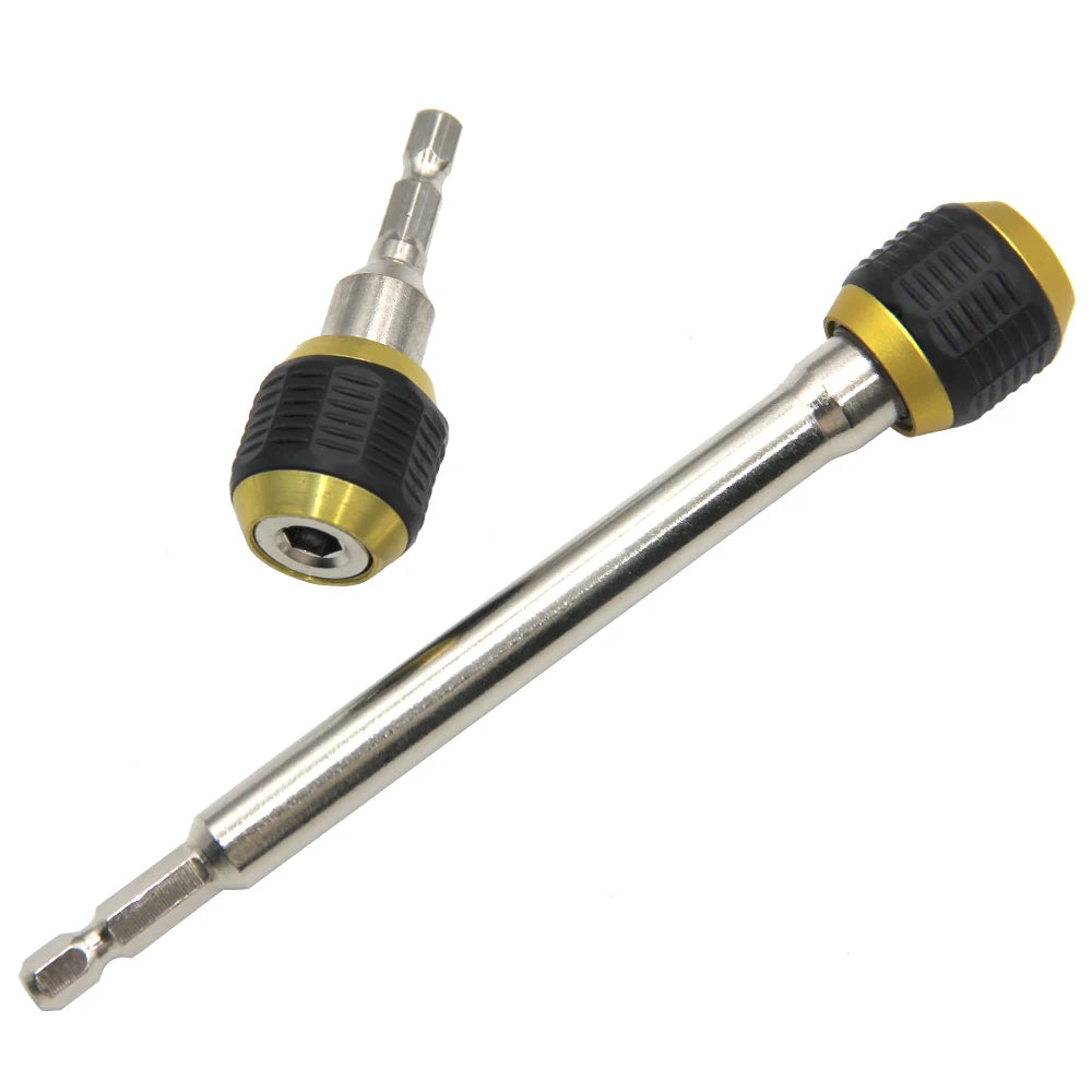 Large Head Pop-up Quick Release Self-locking Hexagonal Handle Extension Rod Electric Drill Driver Conversion Screwdriver Tool