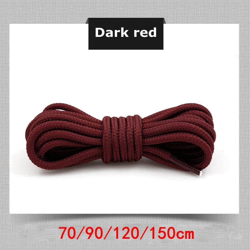 21 Farben Runde Schnürsenkel Polyester Einfarbige Schnürsenkel Outdoor Freizeit Sneakers Stiefel Schuhe Schnürsenkel 70cm/90cm/120cm/150cm 1 Paar