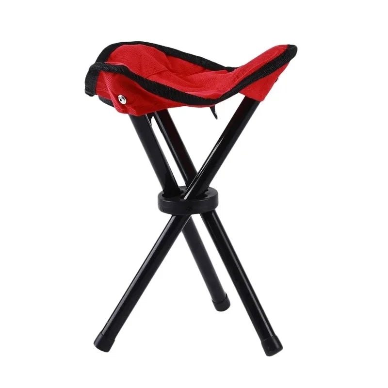 Portable Outdoor Folding Three-Legged Stool for Camping & Fishing