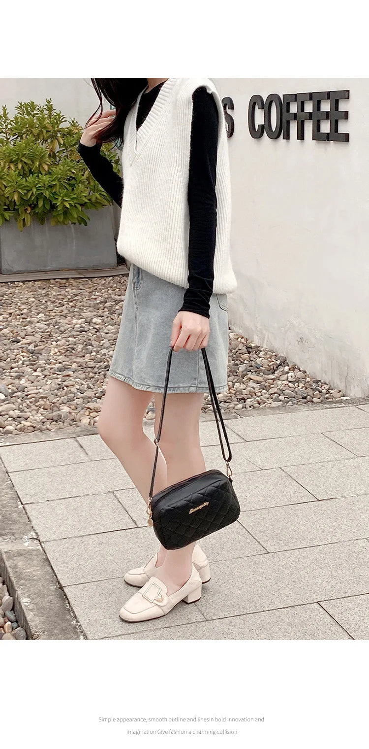 Homefish 1PCS Spring Models Women's Versatile Crossbody Bag Simple Casual Large Capacity High Quality Sense of Shoulder Bag