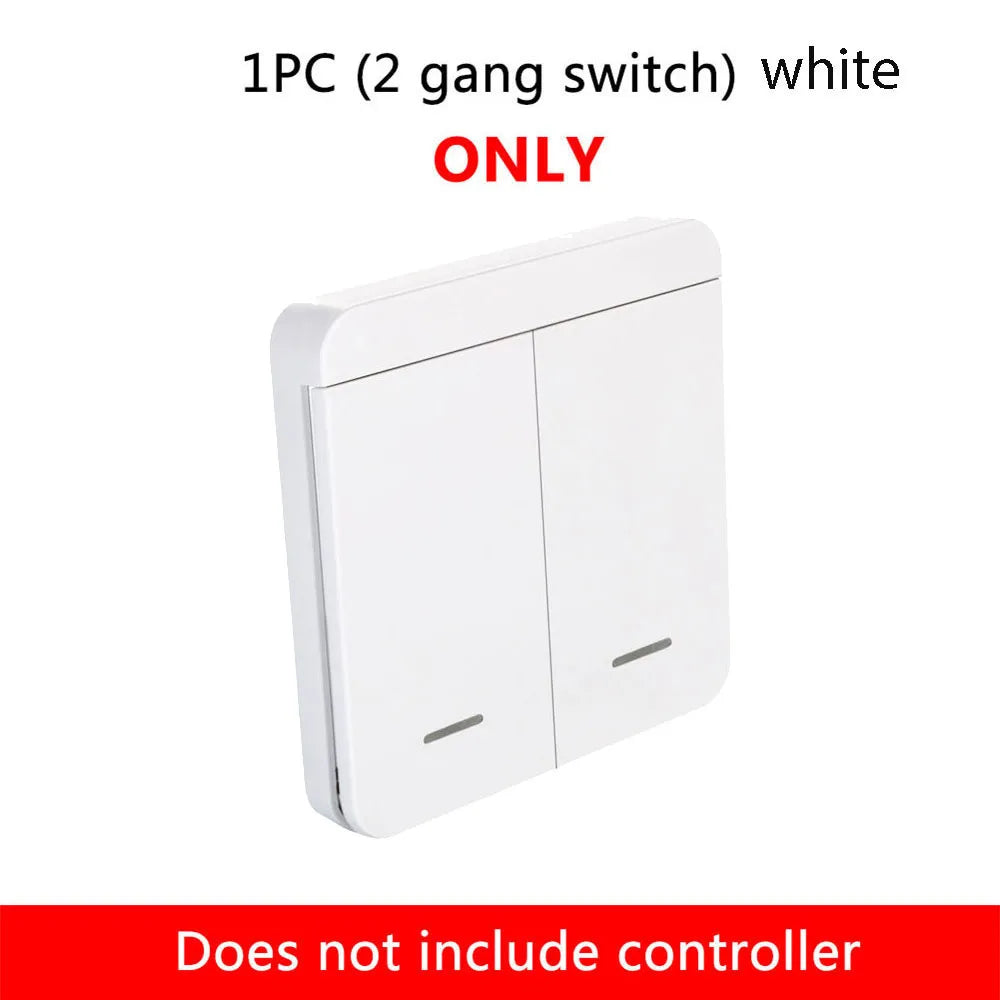 Wireless Light Wall Switch Relay Receiver RF 433Mhz 1/2/3Gang Panel Switch Remote Control Interruptor for LED Lamp 10A 110V 220V