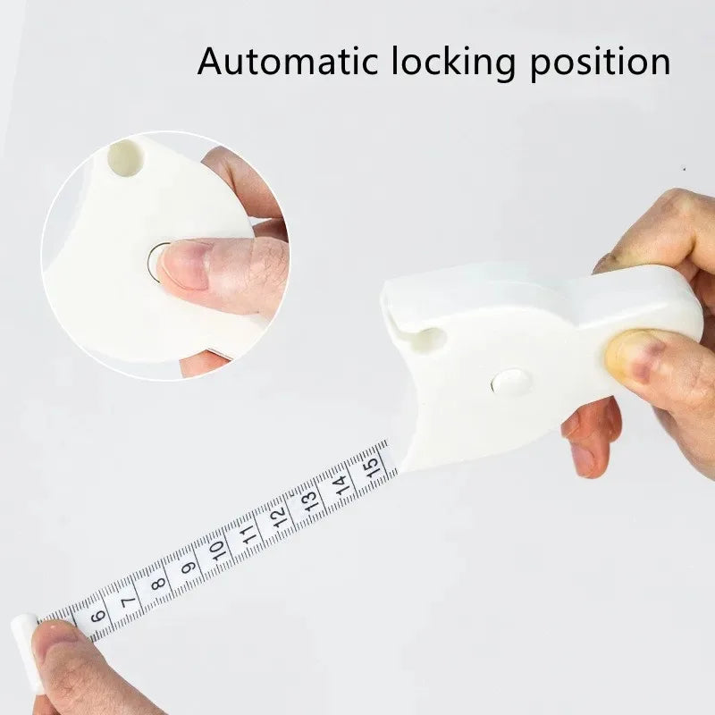 1PC Perfect Body Tape Measure Automatic Telescopic Tape Measure - Retractable Measuring Tape for Body（150cm/59inch)