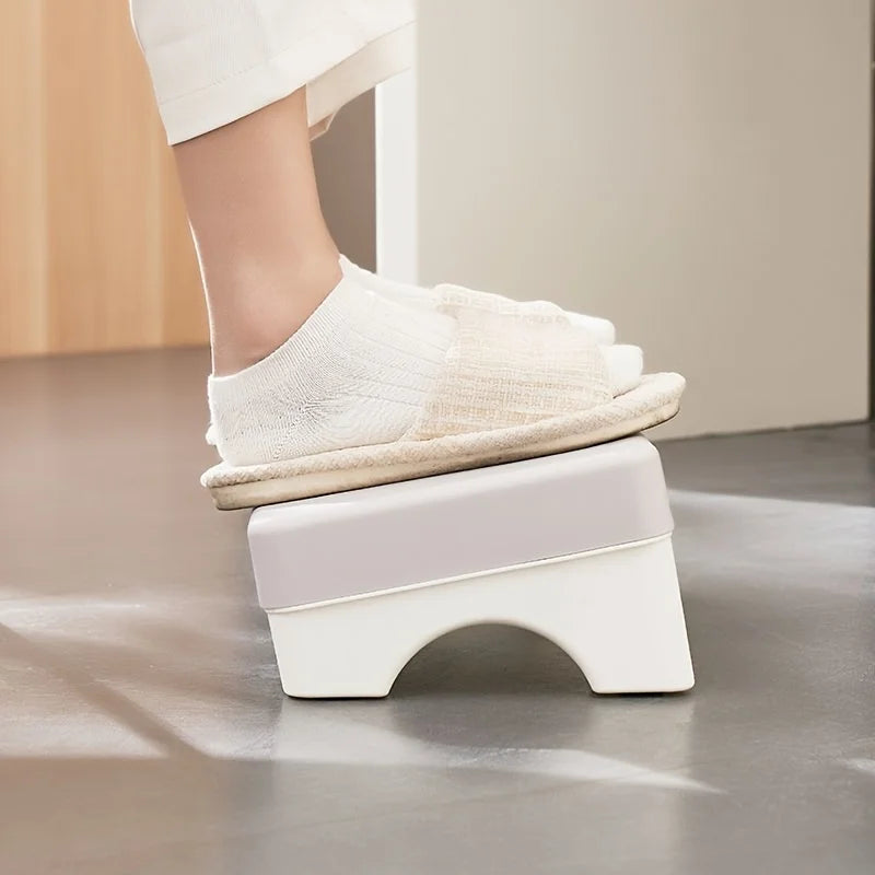 Ergonomische PP-Fußstütze für den Büroschreibtisch. Passt unter den Schreibtisch, Verwendung bei der Arbeit, auf dem Sofa & beim Lernen. Bequem & platzsparend.