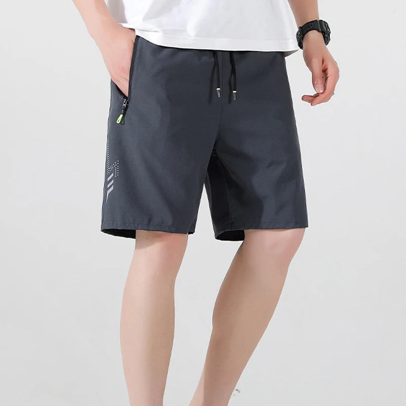 Men's Shorts Summer Football Soccer Sports Short Pants Breathable Drawstring Quick Dry Running Sports Shorts Men Jogging Bottom