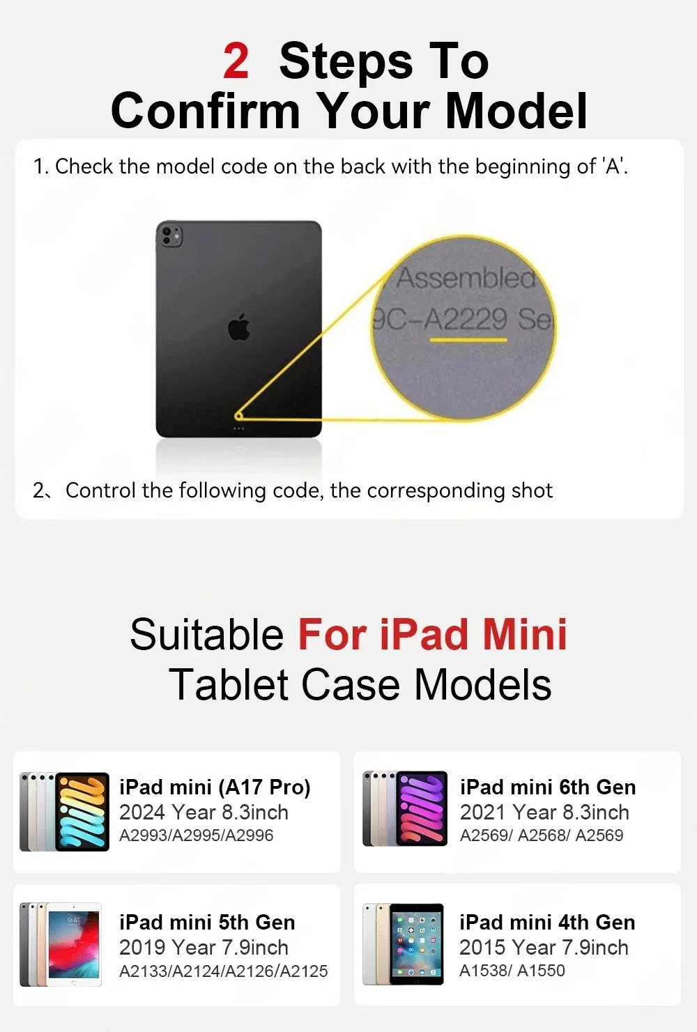 For iPad A16 A19 12th 11th 6th 5th Gen 9.7 Inch Air 1 2 Case for iPad Pro 9.7 2016 Air 5 4 11 10th 10.9 Mini 1 2 3 4 5 6 7 Case