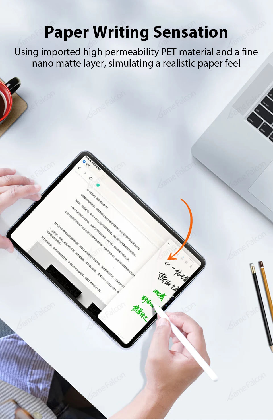 Like Paper Film Screen Protector For iPad Air 11 M3 A16 Pro 12.9 13 M4 M5 Air 3 4 5 10th 9th 8th Generation Mini 6 7 Accessories