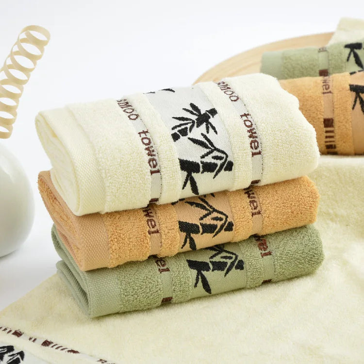 Set of 1/4/6 Bamboo Fiber Towels Sets Home Bath Towels Adults Face Towel Thick Absorbent Luxury Bathroom Towels Toalha De Praia - Shoppiline