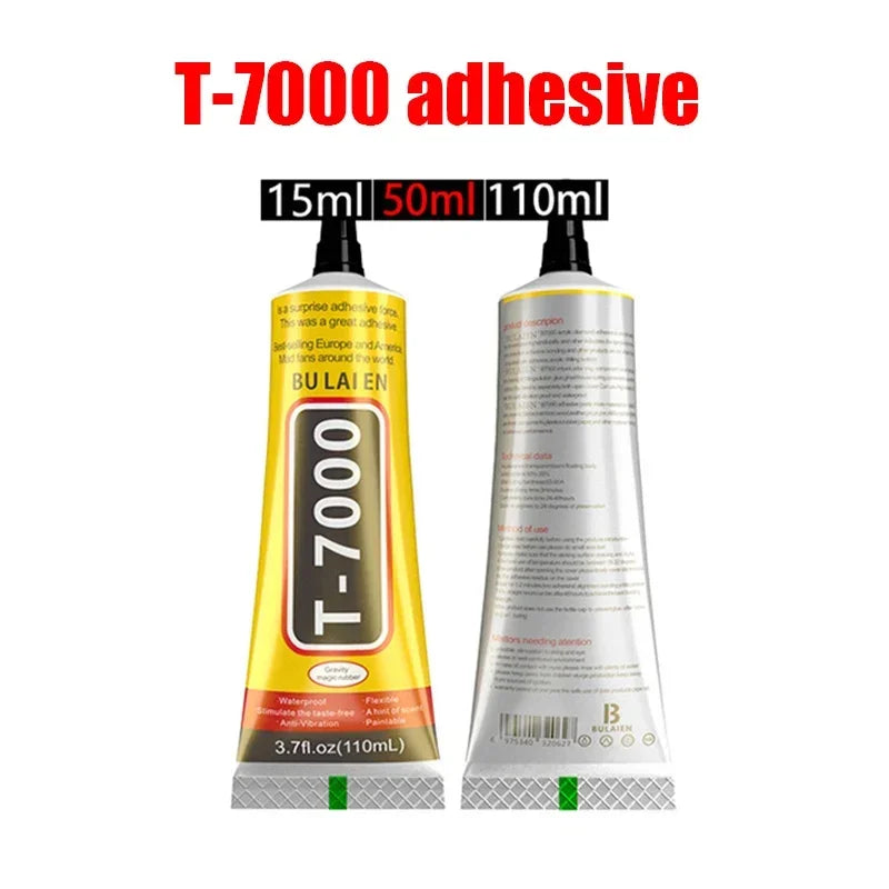 B7000/T7000 Glue Clear Phone Screen Repair Adhesive DIY 15/50/110ML Universal Glass Plastic Manual  Precision Applicator Glue