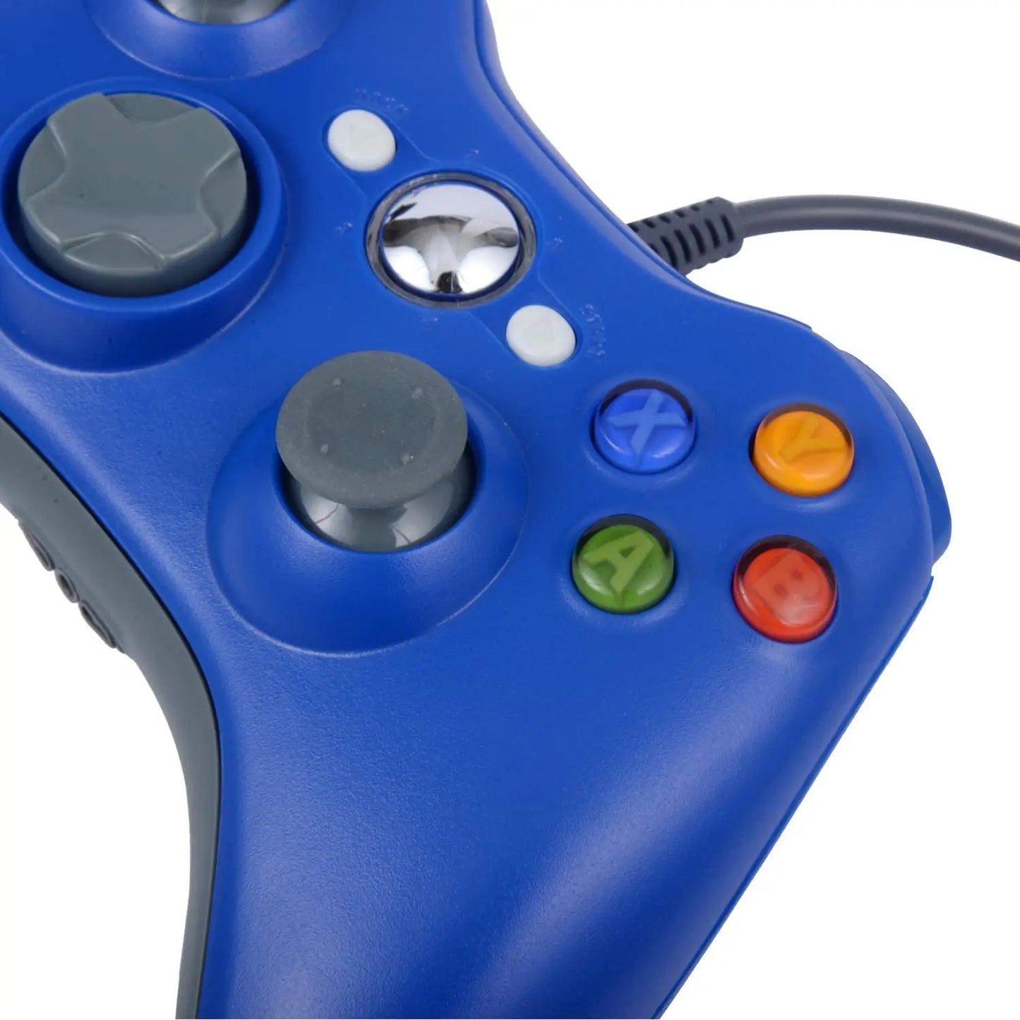 Wired Game Controller for Xbox 360 with Dual-Vibration,Compatible with Xbox 360/360 Slim&PC Windows 7,8,10,11