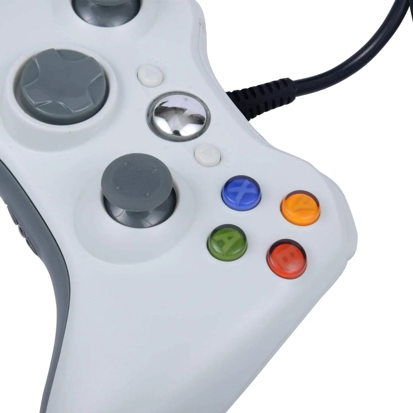 Wired Game Controller for Xbox 360 with Dual-Vibration,Compatible with Xbox 360/360 Slim&PC Windows 7,8,10,11