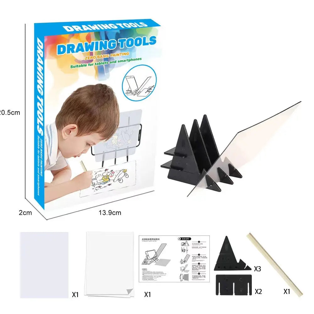 Drawing Tools Drawing Board Paint Projection Copying Learning Table Reflection Sketching Optical Educational Toys For Children