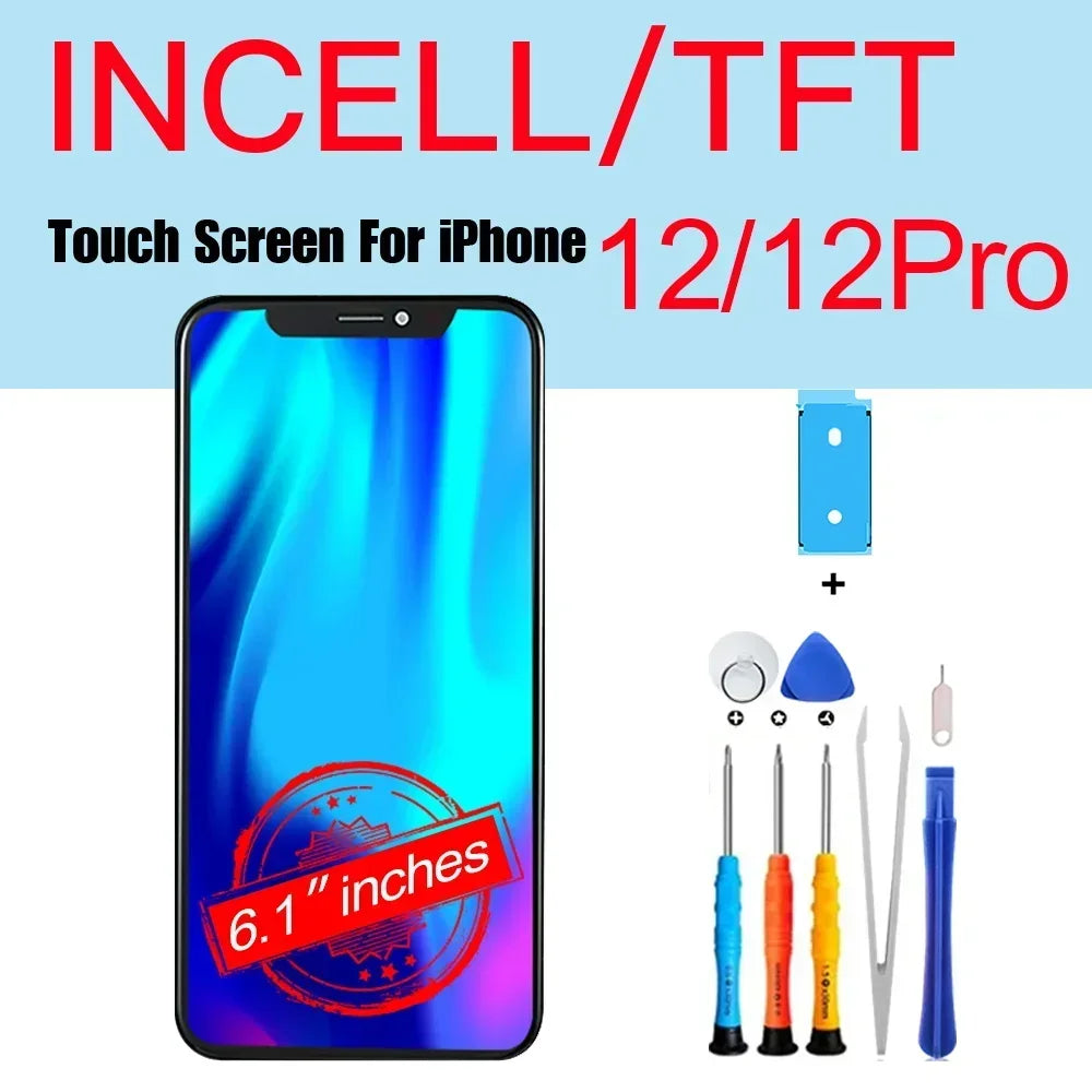 PINZHENG High Quality Display INCELL LCD OLED OEM AMOLED For iPhone XS MAX X XR 11 12 13 MINI PRO PROMAX Screen Replacement - Shoppiline