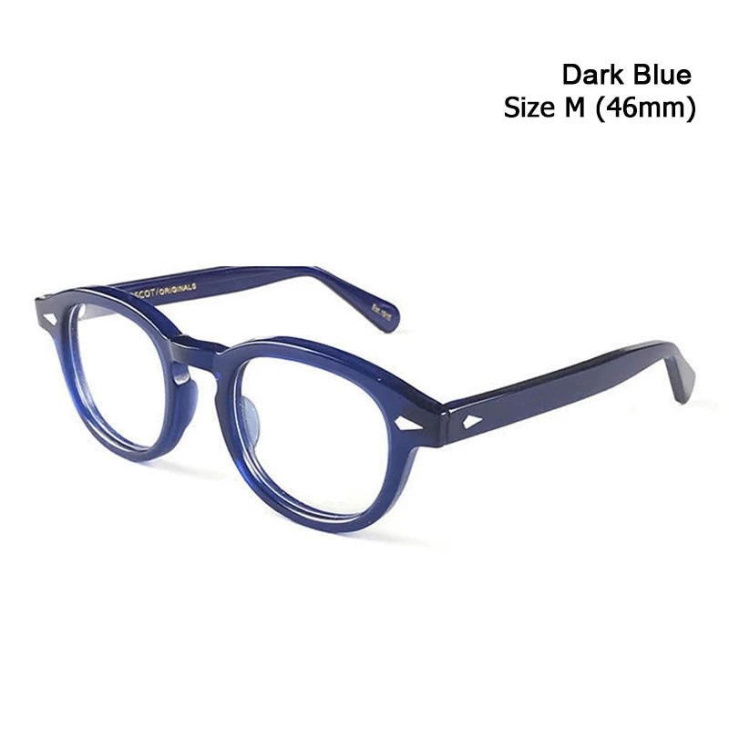 Johnny Depp Lemtosh Eyeglasses Frame Men Optical Glasses Women Computer Goggles Clear Lens Luxury Brand Vintage Acetate Frame