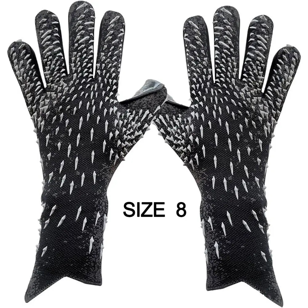 Goalkeeper Gloves Strong Grip for Soccer Goalie Goalkeeper Gloves with Size 6/7/8/9/10 Football Gloves for Kids Youth and Adult - Shoppiline