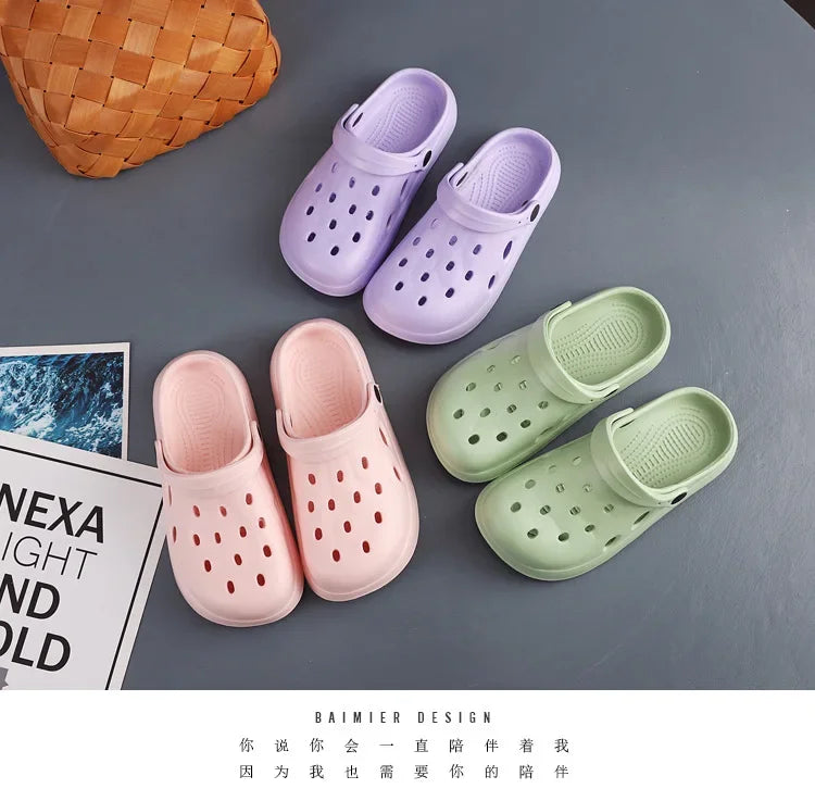 Mens Summer Beach Sandals Unisex Casual Garden Clogs Outdoor Wide Toe Cross Sandals for Ladies Non Slip House Shower Slippers