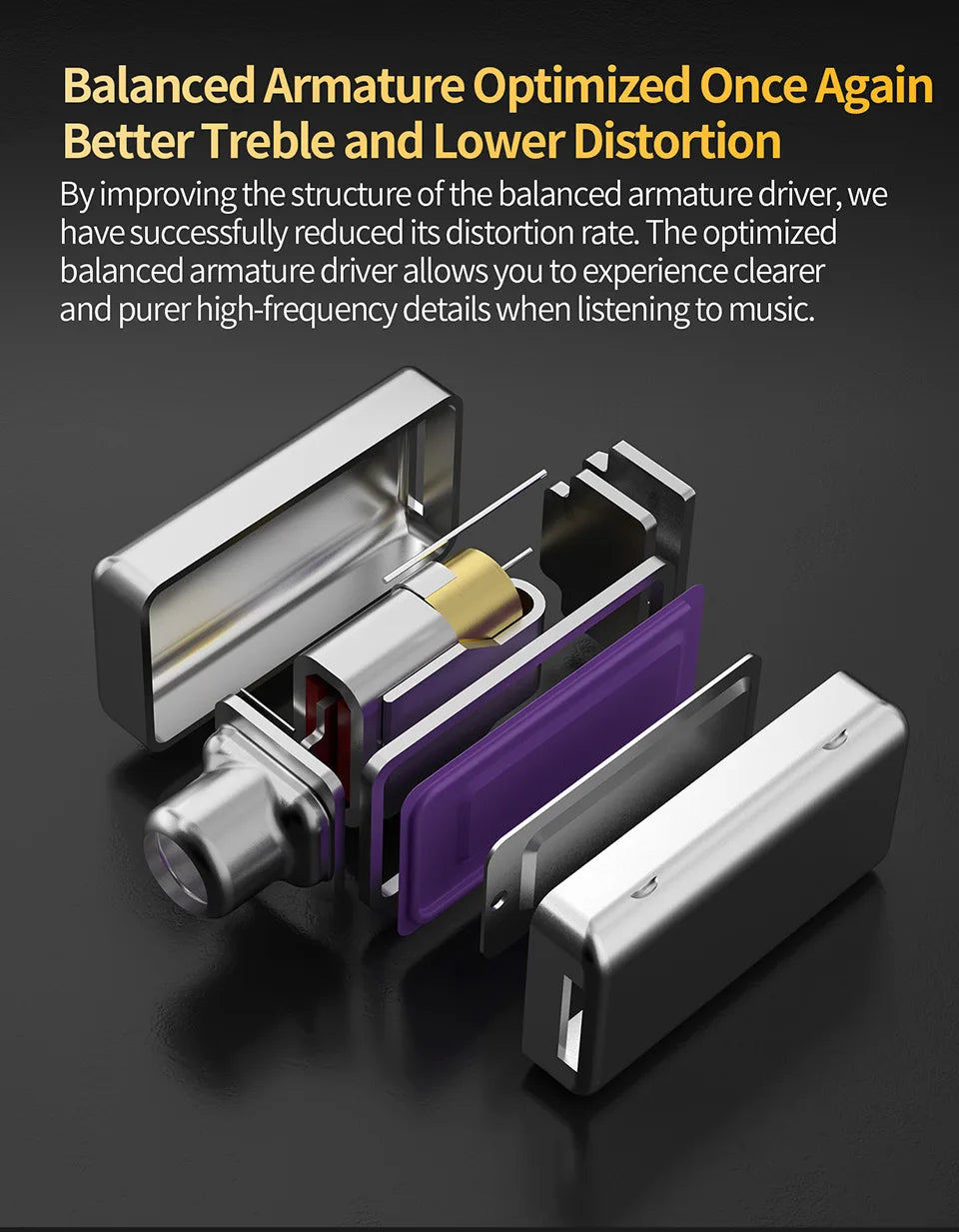 Écouteurs intra-auriculaires hybrides KZ ZSN Pro 2 1BA+1DD en métal HIFI Bass Casque de surveillance Écouteurs de sport à réduction de bruit