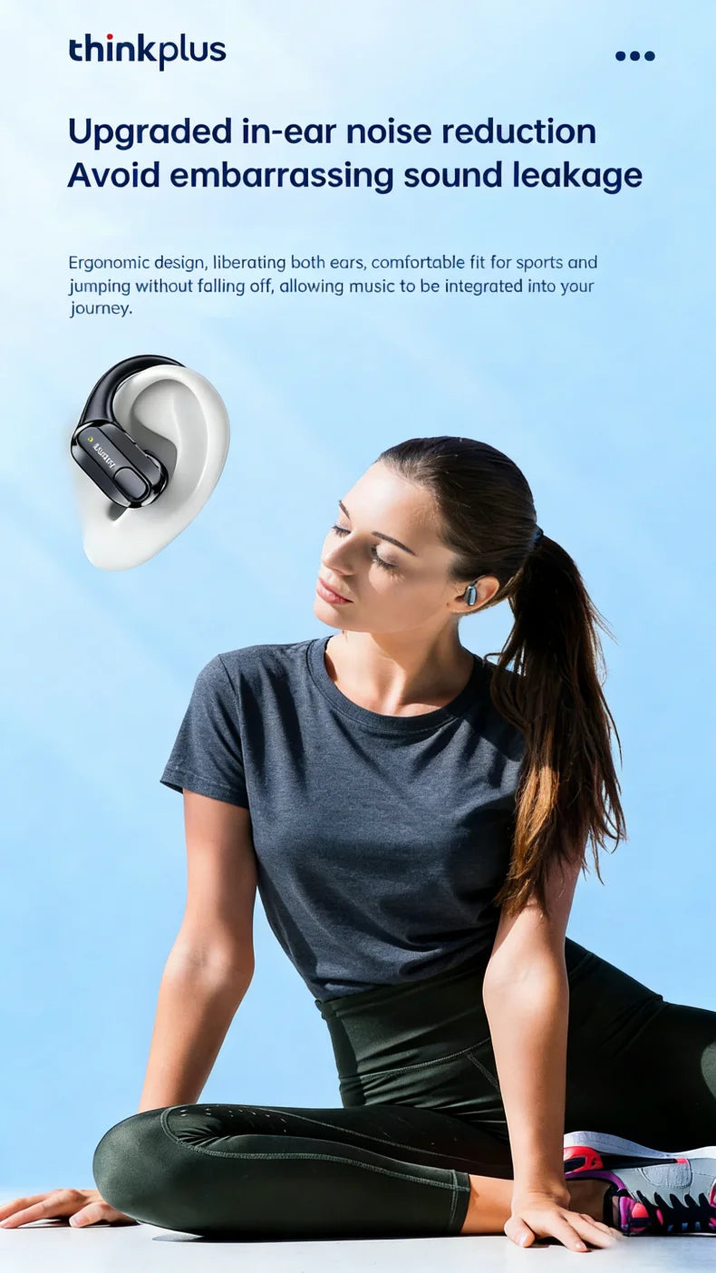 Original Lenovo XT80 Sports Wireless Earphones with Mics, LED Power Display,Hifi Stereo Sound Bluetooth 5.3 TWS HeadphHeadphones