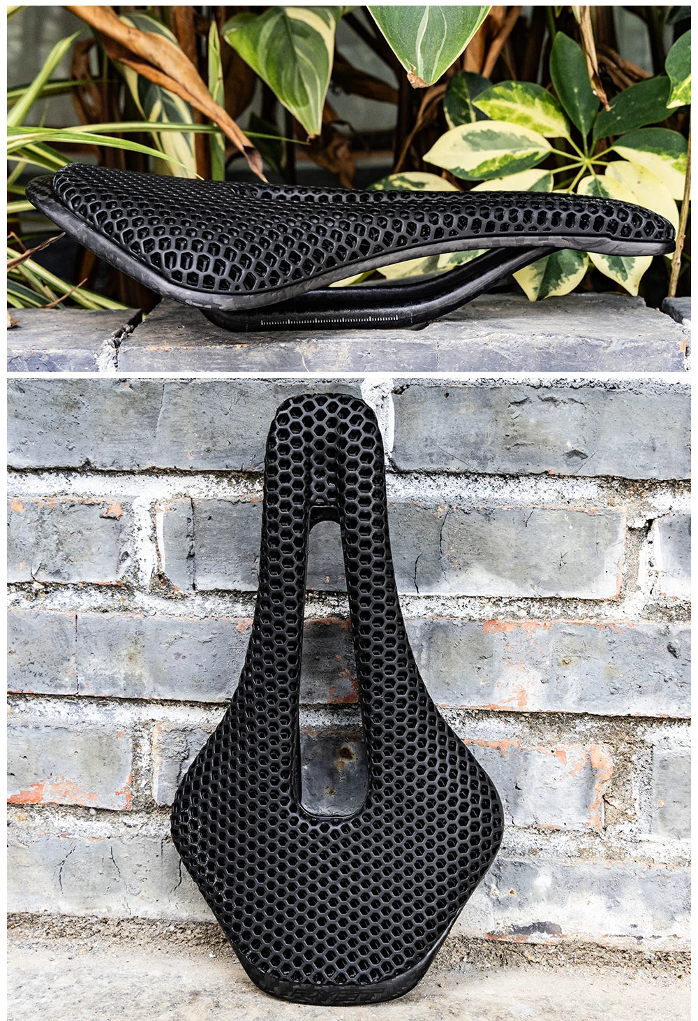 RYET Full Carbon 3D Printed Saddle Ultralight Hollow Comfortable Breathable MTB Road Racing Bike Cycling Seat Bicycle Accessory - Shoppiline