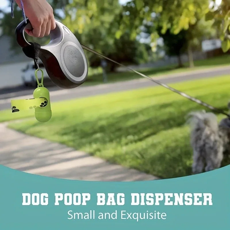 10Pcs Extra Thick Dog Poop Bags (22x30cm), Leak-Proof Paw Print Pet Waste Bags