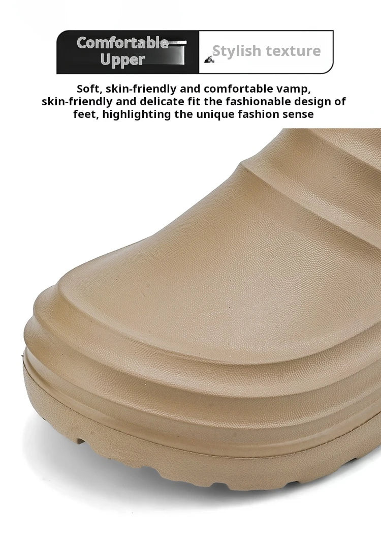 New Men's Anti-slip Chef Shoes Sandals For Men Working Shoes Waterproof Fashion Garden Shoes Clogs For Beach Slippers Size 36-48