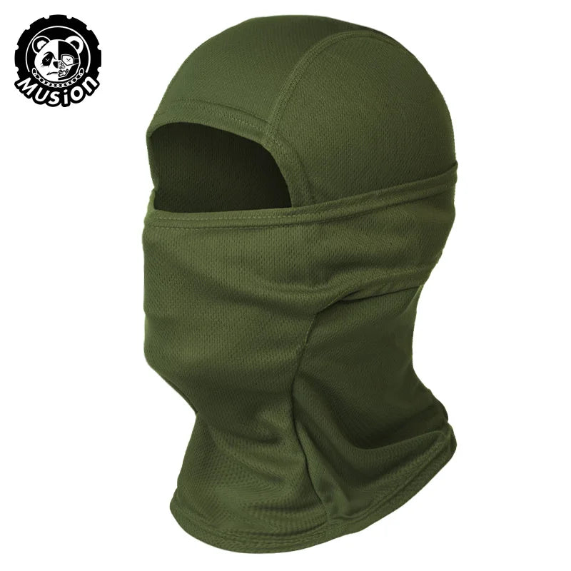 Musion Motorrad Sturmhaube Sonnenschutz Vollgesichtsmaske Atmungsaktives Mesh Airsoft Maske Sturmhaube Fahrrad Radfahren Kopfbedeckung Unde