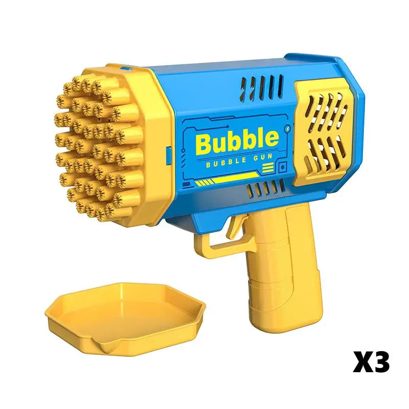 40 Hole CHILDREN'S Outdoor Toy Bubble Gun Electric Toy Blowing Bubbles (Without Bubble Water) - Shoppiline