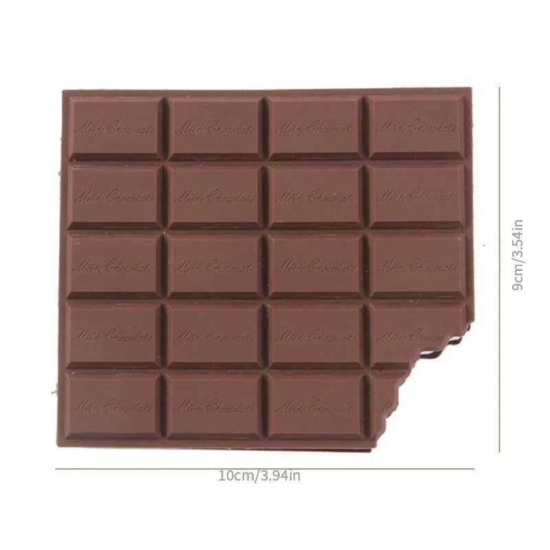 1pc 80-Sheet Chocolate Delight Notepad - Luscious Design, Daily Writing Inspiration, Unique Stationery Gift for Choco-Lovers
