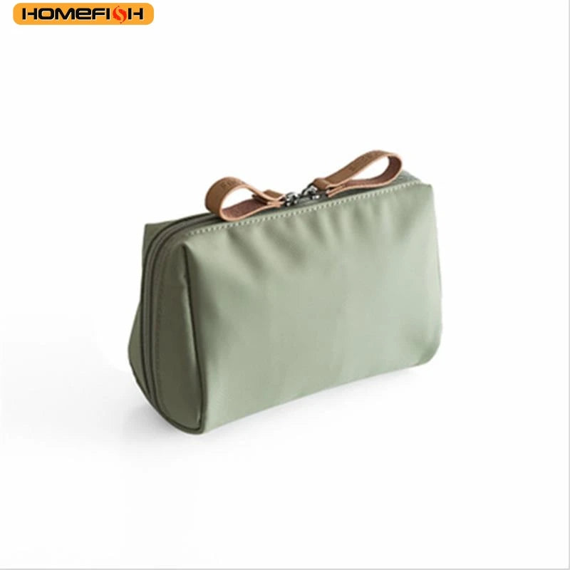 HOMEFISH 1PC Mini Portable Cosmetic Storage Bag, Women Lipstick Pouch Coin Purse Small Toiletry Organizer