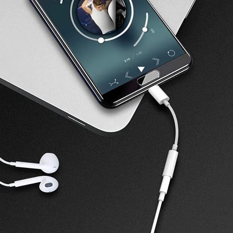 Type C To 3.5mm Aux Adapter 3 5 Jack Audio Cable for Huawei Xiaomi Redmi POCO Sumsang LG 3.5MM to 8Pin Aux Adputer for iPhone
