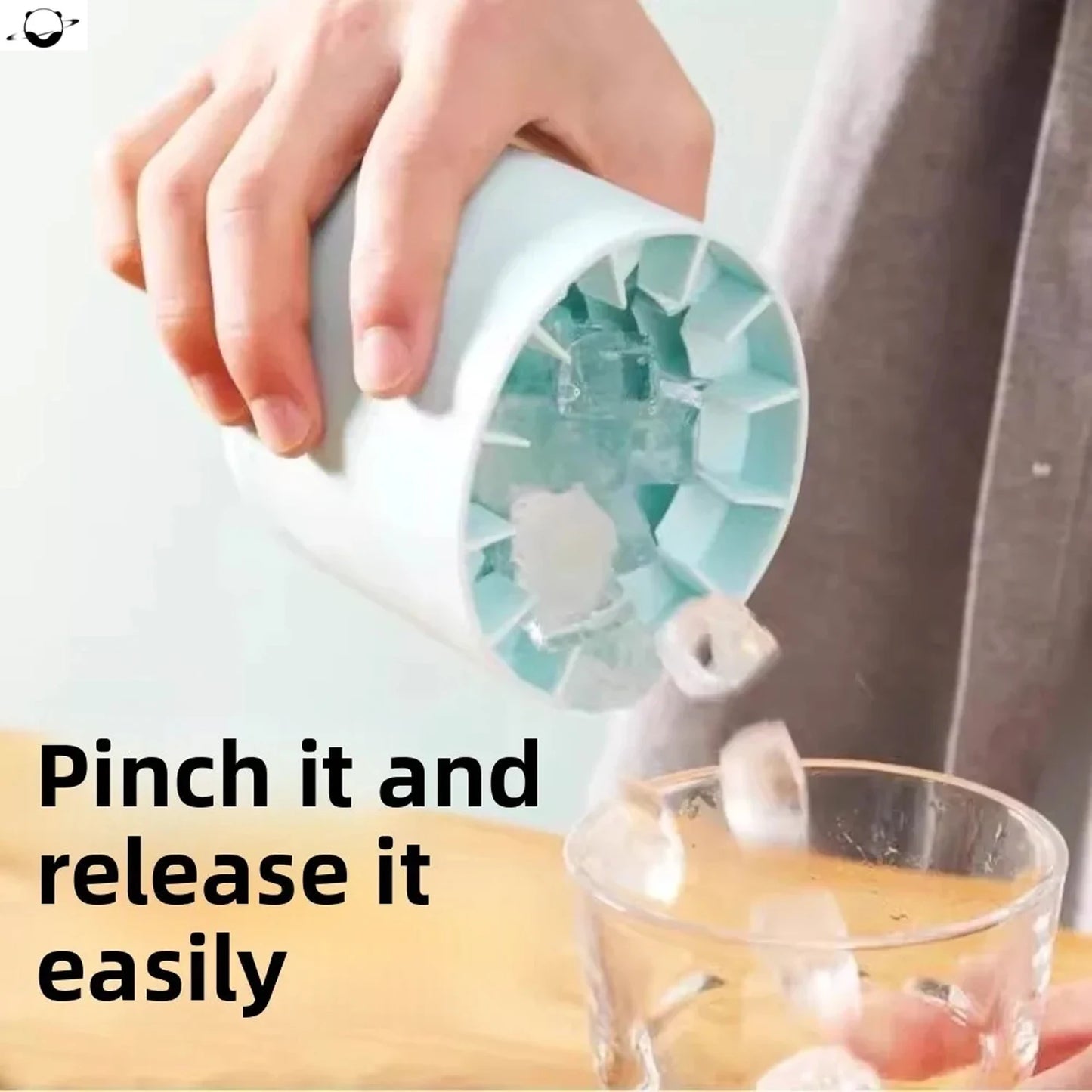 Food-Grade Silicone Ice Tray Small Mini Ice Cube Mold Withstands Low Temperatures, Easy to Remove Doesn't Break, Easy to Clean