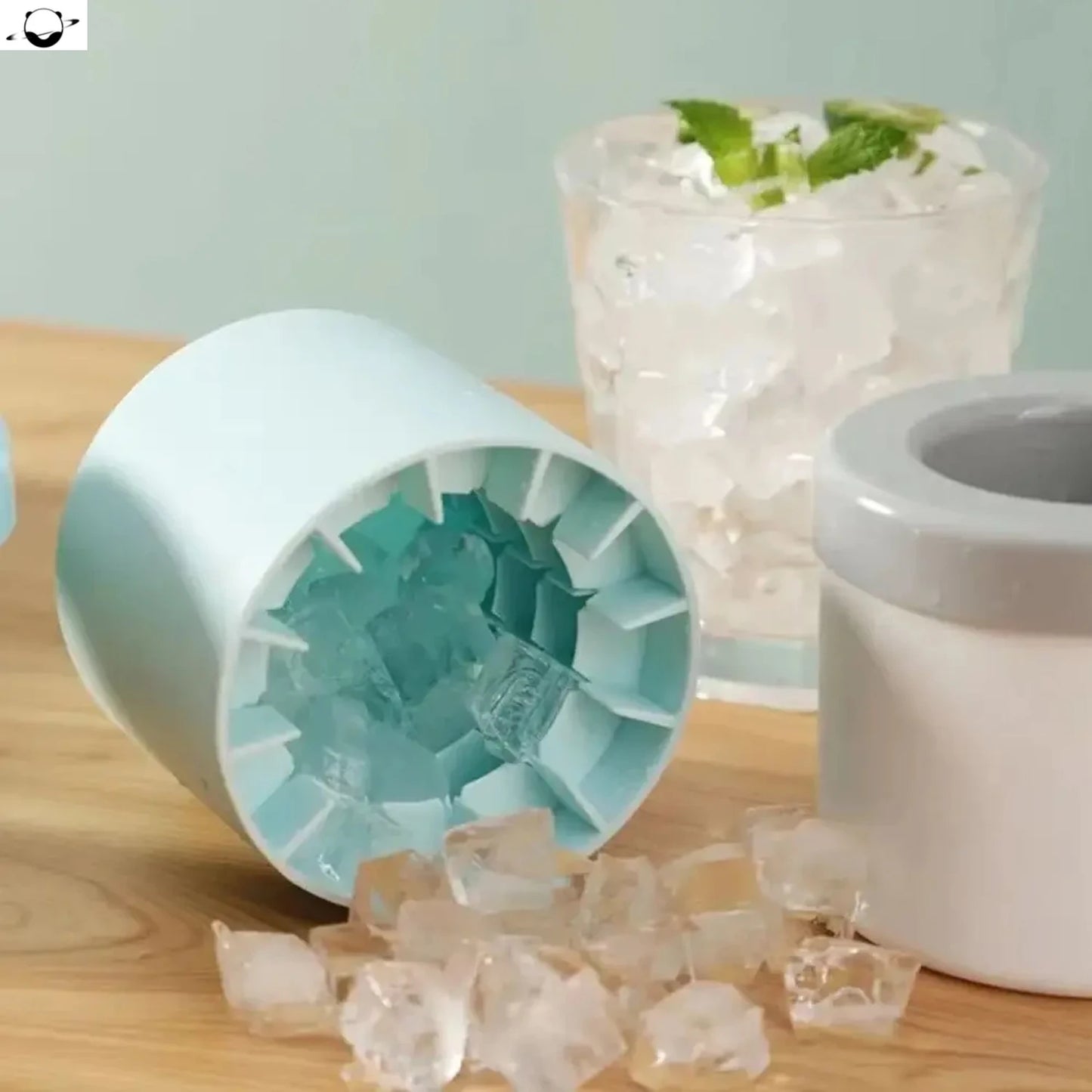 Food-Grade Silicone Ice Tray Small Mini Ice Cube Mold Withstands Low Temperatures, Easy to Remove Doesn't Break, Easy to Clean