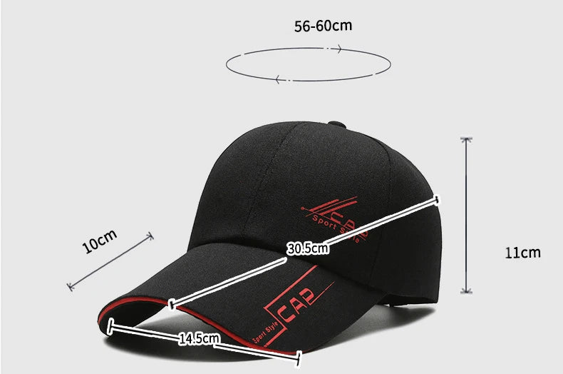 Hats, Men, Summer Long Brim, Baseball Caps, Spring Casual, Outdoor Sun, Fishing Hats, Sunscreens, Shade Caps, Women
